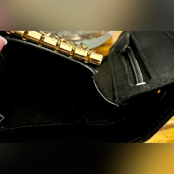 Fendi Canvas Zucca FF Keyholder | Color: Black | In great condition! - Picture 3 of 7